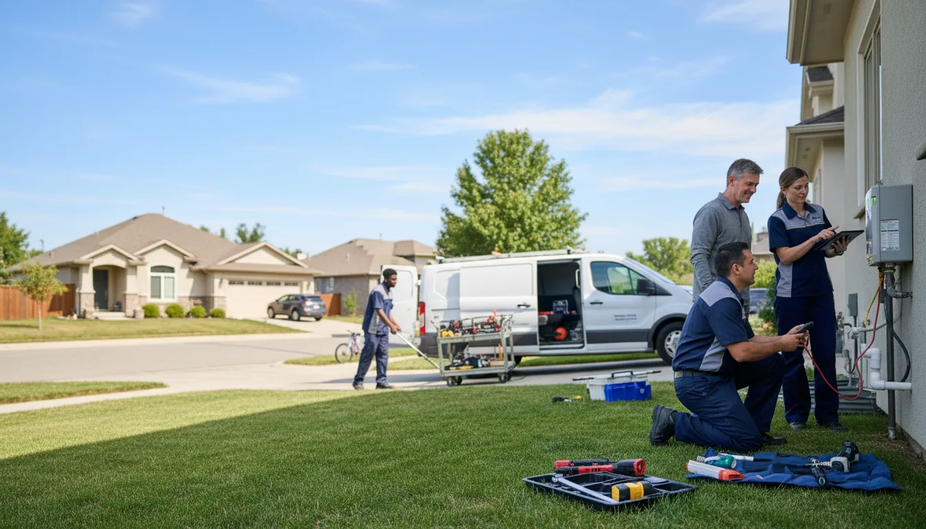 Tankless water heater service in Agra, OK